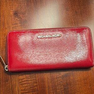 Michael Kors Red Wallet